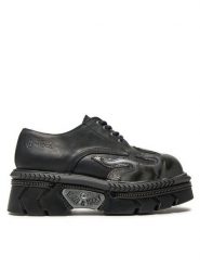 NEW ROCK Sneakersy M-1553-S1 Czarny. Czarne buty sportowe casual NEW ROCK, bez wzorów, ze skóry, bez zapięcia. Za 799.99 zł.