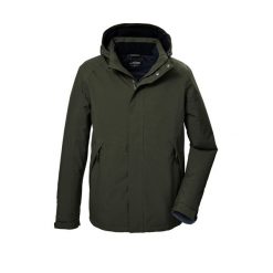 Windbreaker Killtec Kow 4. Szare kurtki softshell KILLTEC, bez wzorów, z softshellu, bez kaptura. Za 506.00 zł.