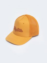 Czapka męska z daszkiem pomaraŅczowa Kiko 700. Brązowe czapki z daszkiem BIG STAR, bez wzorów, z bawełny. W wyprzedaży za 79.99 zł.
