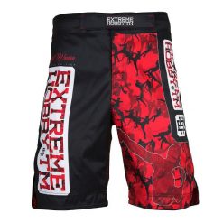 Spodenki do Grapplingu MMA BJJ K1 męskie EXTREME HOBBY RED WARRIOR. Czarne krótkie spodenki sportowe EXTREME HOBBY, m, bez wzorów, z poliesteru. Za 219.00 zł.