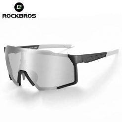 Okulary przeciwsłoneczne z polaryzacją do jazdy na rowerze ROCKBROS. Brązowe okulary przeciwsłoneczne ROCKBROS. Za 108.96 zł.