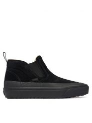 Vans Botki Mid-Slip Insulated VN000V7ZBLK1 Czarny. Czarne botki sznurowane Vans, bez wzorów, bez obcasa, bez zapięcia. Za 519.99 zł.