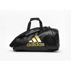 Torba sportowa 2 w 1 adidas PU. Czarne torby na ramię Adidas, bez wzorów, na ramię, bez dodatków. Za 422.50 zł.