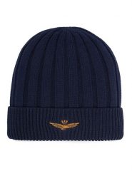 Aeronautica Militare Czapka 262CU0098UL00485 Granatowy. Niebieskie czapki zimowe Aeronautica Militare, bez wzorów, z bawełny. Za 179.99 zł.