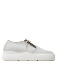 Giuseppe Zanotti Sneakersy EU40010 Szary. Szare buty sportowe casual Giuseppe Zanotti, bez wzorów, ze skóry, bez zapięcia. Za 3,159.00 zł.
