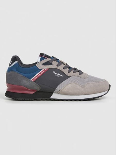 Pepe Jeans FOOTWEAR Sneakersy "London Brick" w kolorze szaro-niebieskim rozmiar: 41. Niebieskie buty sportowe casual Pepe Jeans FOOTWEAR, bez wzorów, z jeansu, bez zapięcia. Za 135.49 zł.