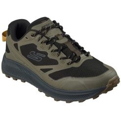Buty sportowe męskie Skechers Ridgestar-lion Creek. Zielone buty turystyczne Skechers, bez wzorów, z materiału, bez zapięcia, na fitness i siłownię. Za 419.00 zł.