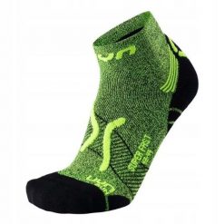 Skarpety do biegania męskie Uyn Run Super Fast Green. Zielone skarpety UYN, bez wzorów, z dzianiny. Za 74.99 zł.