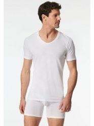 Schiesser Podkoszulek w kolorze białym rozmiar: M. Białe podkoszulki Schiesser, m, bez wzorów, bez ramiączek. Za 65.99 zł.