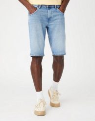 WRANGLER COLTON SHORTS BLUE BOSS W15VYL29R 112145845. Niebieskie szorty Wrangler, bez wzorów. Za 159.99 zł.