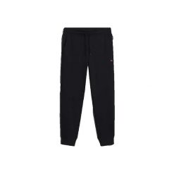 Spodnie Napapijri Malis Sum czarne na wędrówki. Czarne spodnie materiałowe Napapijri, na co dzień, m, bez wzorów, z bawełny, casualowe. W wyprzedaży za 279.00 zł.