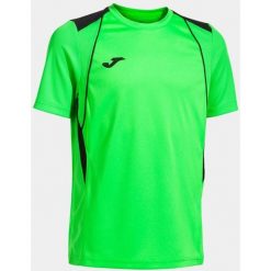 Koszulka Joma Championship XL – oddychająca i wytrzymała. Czarne t-shirty sportowe Joma, bez wzorów, bez ramiączek, do piłki nożnej. Za 139.99 zł.