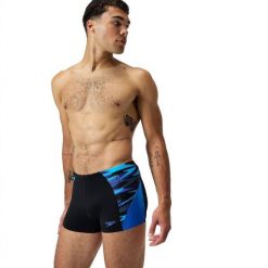 Kąpielówki męskie spodenki kąpielowe Speedo Endurance Max Splice. Czarne kąpielówki Speedo, m, bez wzorów. Za 338.44 zł.