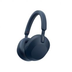 Słuchawki Sony WH-1000XM5 nauszne bluetooth niebieskie. Niebieskie słuchawki bezprzewodowe Sony. Za 1,130.99 zł.