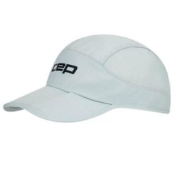 Sportowa czapka z daszkiem do biegania unisex lekka regulowana CORE Run CEP. Szare czapki z daszkiem CEP, bez wzorów. Za 114.00 zł.