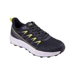 Męskie Buty Sportowe Linori. Czarne buty turystyczne Hi-tec, bez wzorów, z materiału, bez zapięcia, trekkingowe. Za 308.90 zł.