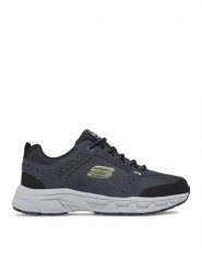 Skechers Trekkingi Oak Canyon 51893/NVLM Granatowy. Niebieskie buty trekkingowe Skechers, bez wzorów, z materiału, bez zapięcia. Za 219.99 zł.