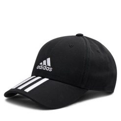Czapka z daszkiem adidas. Czarne czapki z daszkiem Adidas, bez wzorów. Za 79.99 zł.