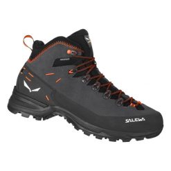 Buty Trekkingowe Męskie Salewa Alp Mate Winter Mid Ptx. Czarne buty turystyczne Salewa, na zimę, bez wzorów, z gumy, bez zapięcia, trekkingowe. Za 1,021.00 zł.