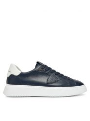 Philippe Model Sneakersy A006053 BTLU V016 Granatowy. Niebieskie buty sportowe casual Philippe Model, bez wzorów, ze skóry, bez zapięcia. Za 1,069.00 zł.