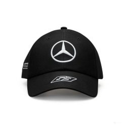 Czapka z daszkiem Mercedes-AMG Petronas F1 czarna, One Size. Czarne czapki z daszkiem OEM, bez wzorów, z poliesteru. Za 81.43 zł.