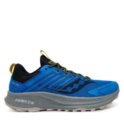 Buty do biegania Saucony. Niebieskie buty do biegania Saucony, bez wzorów, bez zapięcia, do biegania. Za 439.99 zł.