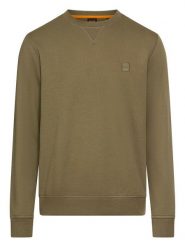 Hugo Boss Bluza w kolorze khaki rozmiar: L. Brązowe bluzy HUGO BOSS, l, bez wzorów, z bawełny, bez kaptura. Za 242.95 zł.