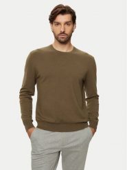 United Colors Of Benetton Sweter 10CVU1N60 Brązowy Regular Fit. Brązowe swetry rozpinane United Colors Of Benetton, m, bez wzorów, z bawełny, bez kołnierzyka, bez ramiączek. Za 139.99 zł.