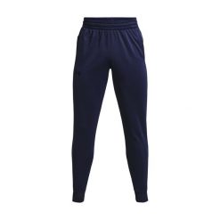 Spodnie męskie Under Armour Armour Fleece Joggers. Niebieskie joggery i bojówki Under Armour, m, bez wzorów, z materiału. Za 299.45 zł.