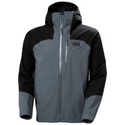 Kurtka narciarska Helly Hansen Loke 2L Shell. Czarne kurtki narciarskie i snowboardowe Helly Hansen, l, bez wzorów, narciarskie. Za 909.50 zł.