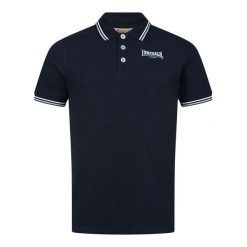 Polo Lonsdale Eastleigh. Niebieskie koszulki polo Lonsdale, m, bez wzorów, bez kołnierzyka, bez ramiączek. Za 210.00 zł.