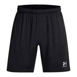 Spodenki piłkarskie męskie Under Armour Challenger. Szare szorty Under Armour, m, bez wzorów, sportowe. Za 99.99 zł.