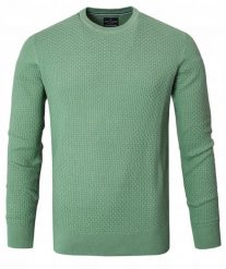 Lekki, Męski Sweter Bawełniany - Pako Jeans - Jasnozielony. Zielone swetry rozpinane Pako Jeans, l, bez wzorów, z bawełny, bez kołnierzyka, bez ramiączek. Za 189.00 zł.