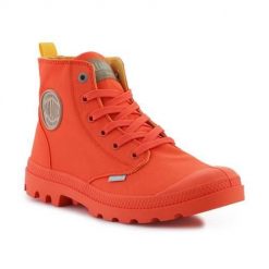 Buty do chodzenia męskie Palladium Pampa Monopop. Czerwone buty turystyczne Palladium, bez wzorów, z materiału, bez zapięcia, trekkingowe. Za 466.00 zł.