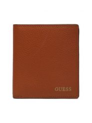 Guess Duży Portfel Męski Riviera Slg SMRIVI LEA22 Brązowy. Brązowe portfele Guess, z aplikacjami, ze skóry. Za 269.99 zł.