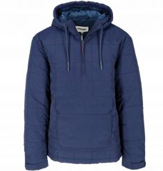 WRANGLER THE POP-OVER MĘSKA KURTKA PRZEJŚCIOWA NAVY W4D1WR114 112129112. Niebieskie kurtki Wrangler, na zimę, m, bez wzorów, bez kaptura. Za 269.99 zł.