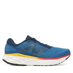 Buty do biegania New Balance. Niebieskie buty do biegania New Balance, bez wzorów, bez zapięcia, do biegania. Za 499.99 zł.