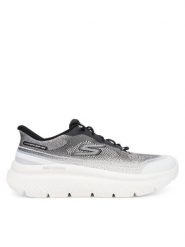 Skechers Sneakersy Go Walk Max Cushioning Hyper Burst 217128 WBK Szary. Szare buty sportowe casual Skechers, bez wzorów, z materiału, bez zapięcia. Za 339.99 zł.