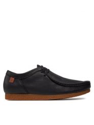 Clarks Mokasyny Shacre II Run 261635987 Czarny. Czarne buty do biegania Clarks, bez wzorów, ze skóry, bez zapięcia. Za 299.99 zł.