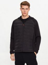 Wrangler Kurtka przejściowa Athletic Hybrid WA4MY3101 112324777 Czarny Regular Fit. Czarne kurtki Wrangler, m, bez wzorów, z wiskozy, bez kaptura. Za 359.99 zł.