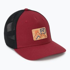 Czapka z daszkiem męska Ortovox Corky Trucker. Czerwone czapki z daszkiem ORTOVOX, bez wzorów. Za 169.99 zł.