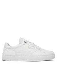 Pepe Jeans Sneakersy Camden Class M PMS00009 Biały. Białe buty sportowe casual Pepe Jeans, bez wzorów, z jeansu, bez zapięcia. Za 249.99 zł.