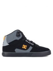 DC Sneakersy PURE HIGH-TOP WC ADYS400043-XKNS Czarny. Czarne buty sportowe casual DC, bez wzorów, ze skóry, bez zapięcia. Za 339.99 zł.