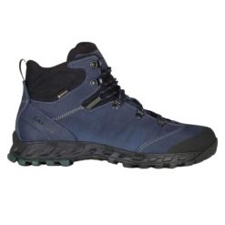 Buty trekkingowe dla dorosłych AKU Coldai Nbk Gore-Tex. Niebieskie trekkingi Aku, bez wzorów, z gore-texu, bez zapięcia. Za 623.70 zł.