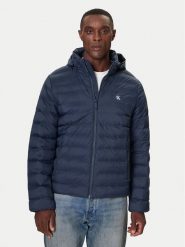 Calvin Klein Jeans Kurtka zimowa LV04RC511G Niebieski Regular Fit. Niebieskie kurtki Calvin Klein Jeans, na zimę, m, bez wzorów, z jeansu, bez kaptura. Za 799.99 zł.