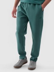 4F Spodnie dresowe męskie - zielone XXL. Zielone spodnie materiałowe 4F, na co dzień, l, bez wzorów, z bawełny, sportowe. Za 89.99 zł.