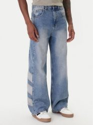 Adidas Jeansy KE0112 Niebieski Loose Fit. Niebieskie jeansy Adidas, m. Za 379.99 zł.