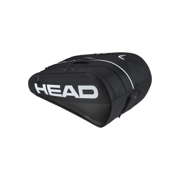 Torba na rakiety tenisowe Head Tour. Czarne torby na ramię Head, bez wzorów, z materiału, na ramię, bez dodatków. Za 323.00 zł.