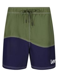 LEE Underwear Szorty kąpielowe "Damsel" w kolorze oliwkowo-granatowym rozmiar: XL. Brązowe kąpielówki LEE Underwear, xl, z aplikacjami. Za 101.70 zł.