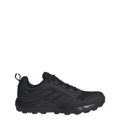 Buty do biegania męskie Adidas Tracerocker 2.0 GORE-TEX Trail Running. Czarne buty do biegania Adidas, bez wzorów, z gore-texu, bez zapięcia, do biegania, gore-tex. W wyprzedaży za 379.00 zł.